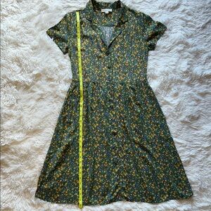 Floral Green Dress